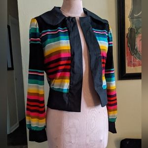 Bridget Open-Front Jacket in Fiesta